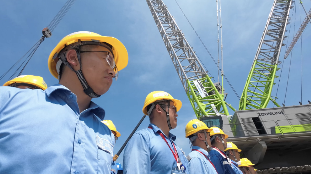 长江核电站的建设者。/CGTN