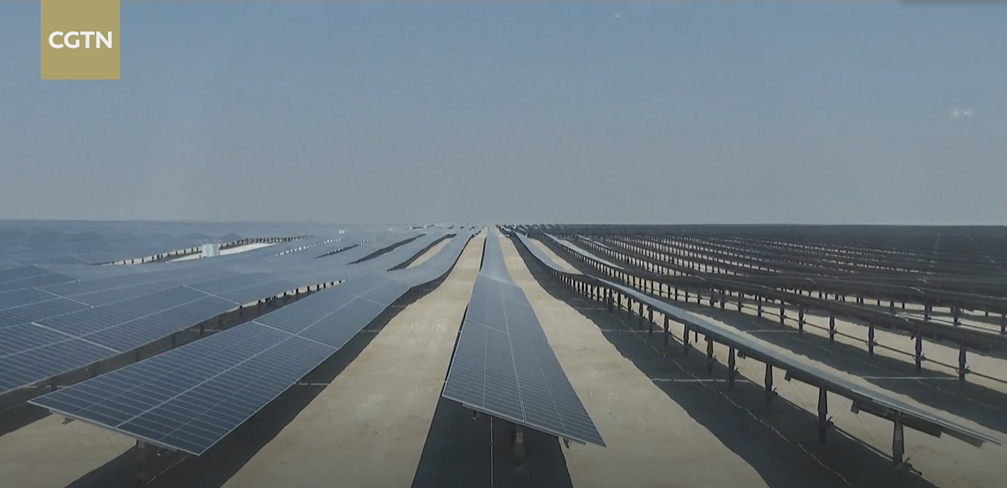 卡塔尔首座中国企业承建的太阳能发电站投产